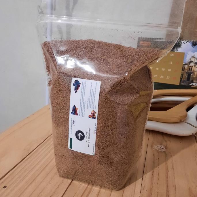 Kualitas terbaik] Baby Shrimp 1 kg & 500gr Super 100% Bayi udang Pakan Cupang Pakan Ik