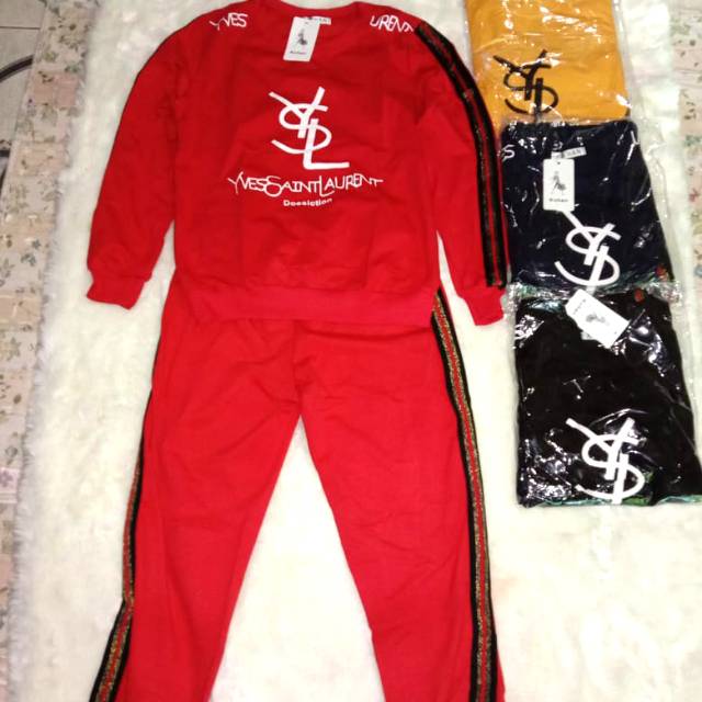 Set celana ysl kaos import premium bhan adem bgt d.jamin murce