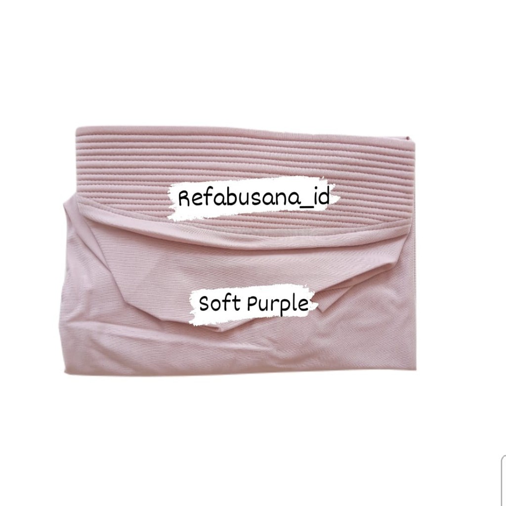 Jilbab Instan Kerudung Instan Jilbab Bergo Jersey Premium Sarah-Soft Purple
