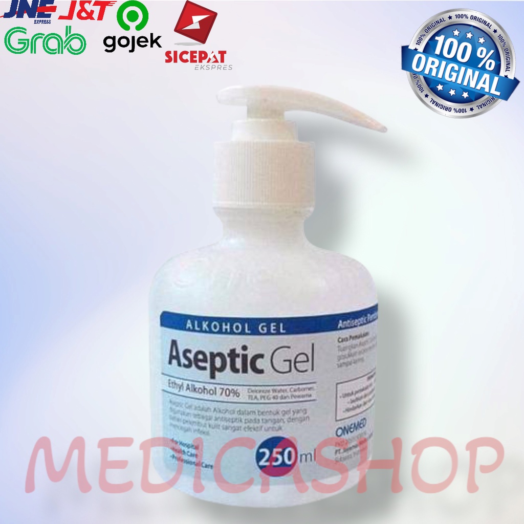 Aseptic Gel Onemed 250ml /Antiseptik/Hand Sanitizer