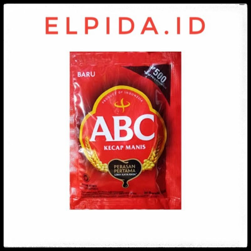 

ABC 15ML KECAP MANIS KEMASAN SACHET HARGA 1 RENCENG ISI 12PCS