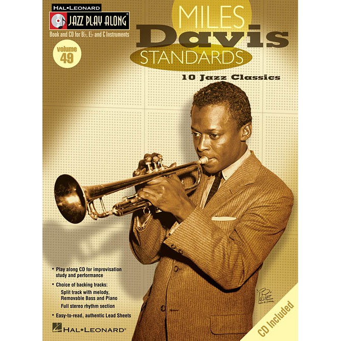Buku Miles Davis Standards 10 jazz classics, include CD