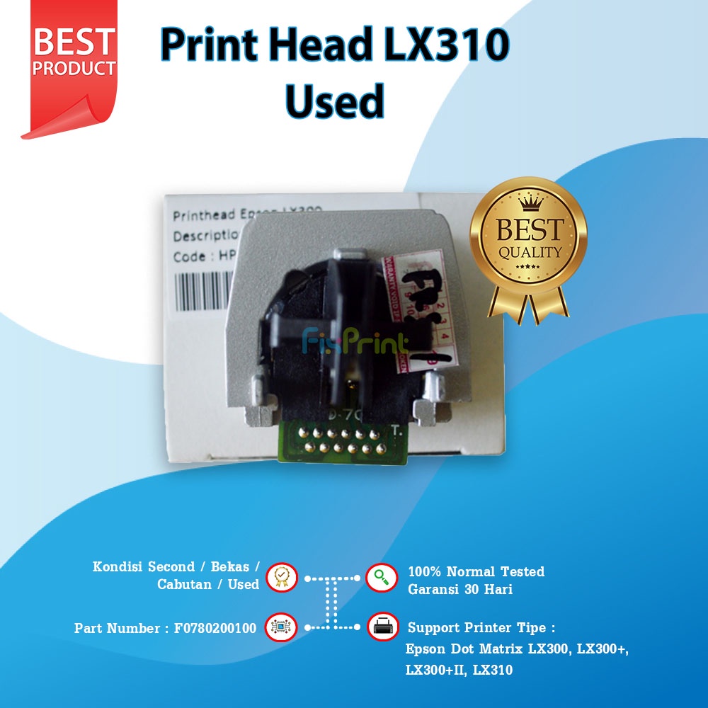 Print Head Printer Epson LX300 LX300  LX300 II Printhead Dot Matrix LX 300 LX 300  LX 300 II LX 300