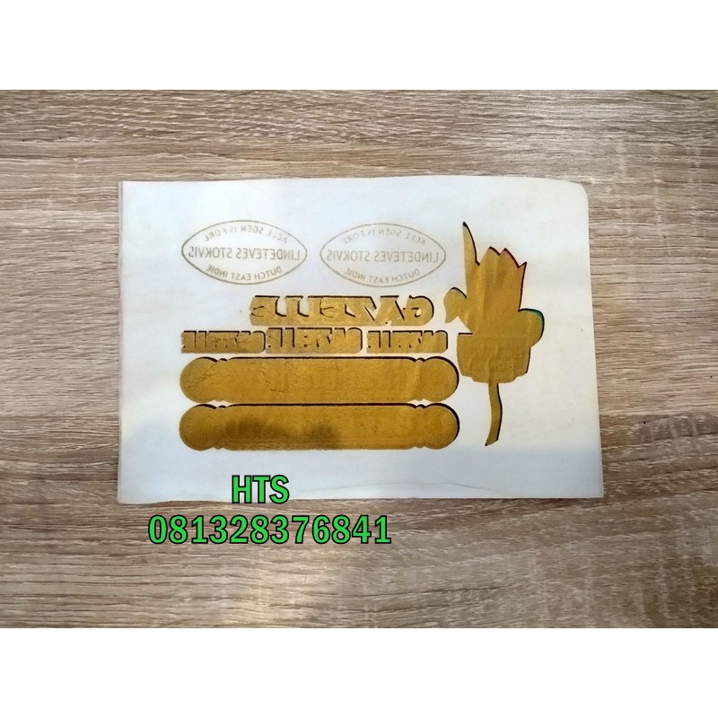 TRANSFER MERK GAZELLE STIKER MERK GAZELLE TM SEPEDA ONTHEL TRANSFER MERK SEPEDA ONTHEL GAZELLE
