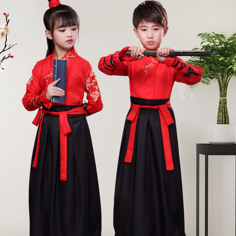 Jual KOSTUM HANFU PAKAIAN ADAT TRADISIONAL CHINA UNTUK ANAK EDISI IMLEK GONG XI FA CAI | Shopee Indonesia