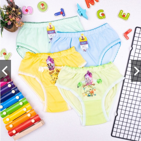 CELANA DALAM ANAK BABY CEWEK RENDA STIKER PRINCESS | CD ANAK CEWEK KANTONG DEPAN BANYAK MOTIF | UNDIES ANAK