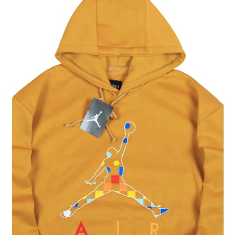 Jaket Sweater Hoodie AIR JRDN – Yellow Edition Fashion Trendy Casual Pria Good Brand Quality Stylish