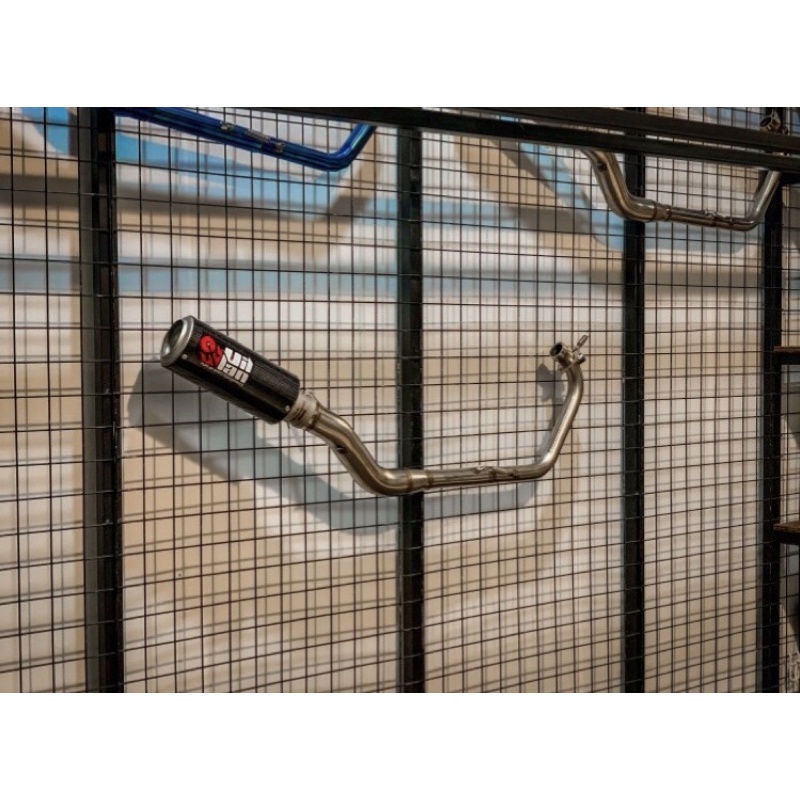 ( ORIGINAL ) KNALPOT VILLAN Z2 CARBON R15V3/V2 GSX150 CBR150R MT15 XSR155 CB150R