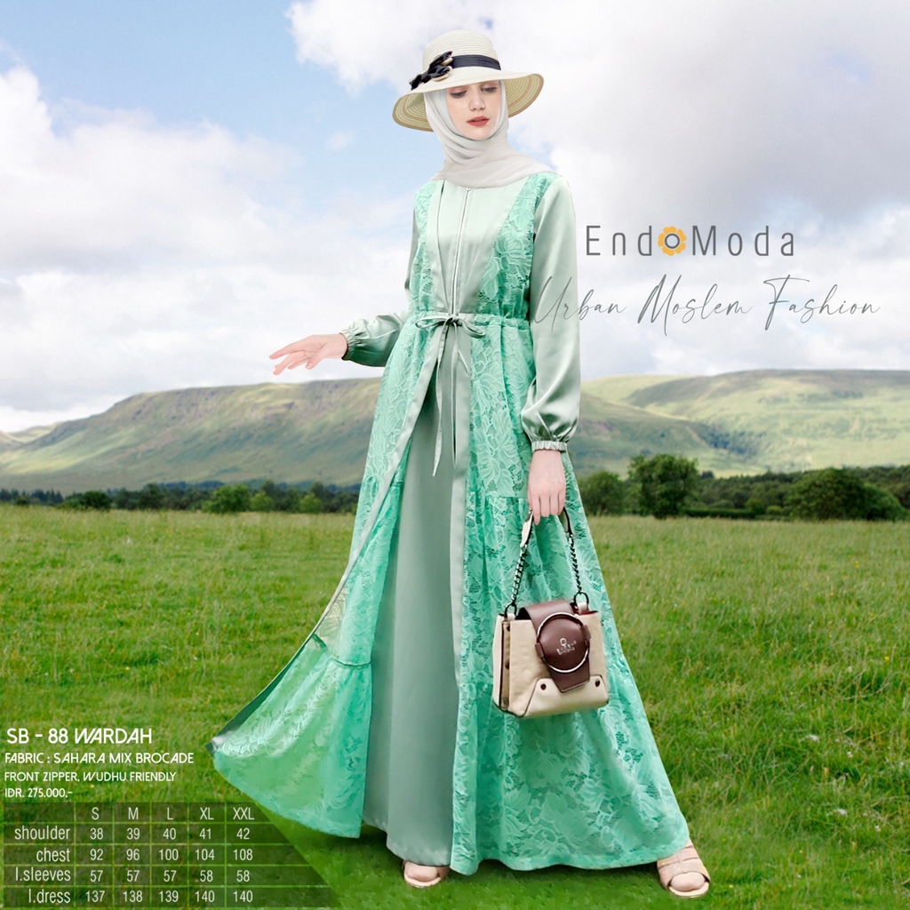 GAMIS MUSLIMAH ENDOMODA SB 88 WARDAH