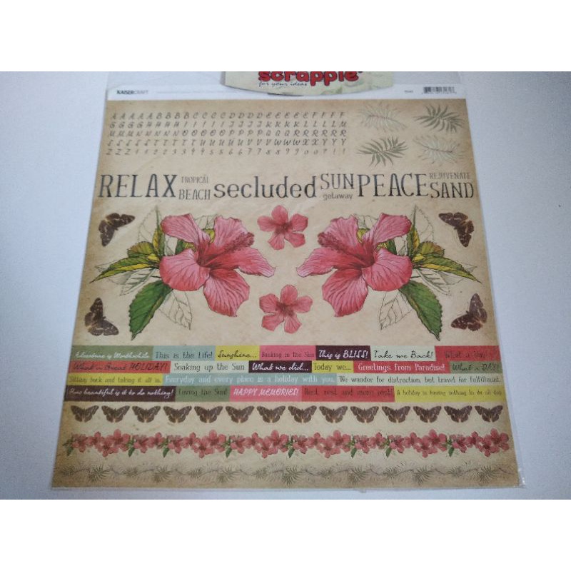 

sticker flower abjad butterfly