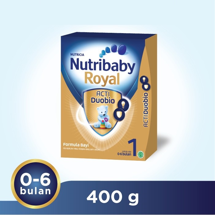 NUTRIBABY Royal 1 400 GR Susu Formula Bayi 0 - 6 Bulan