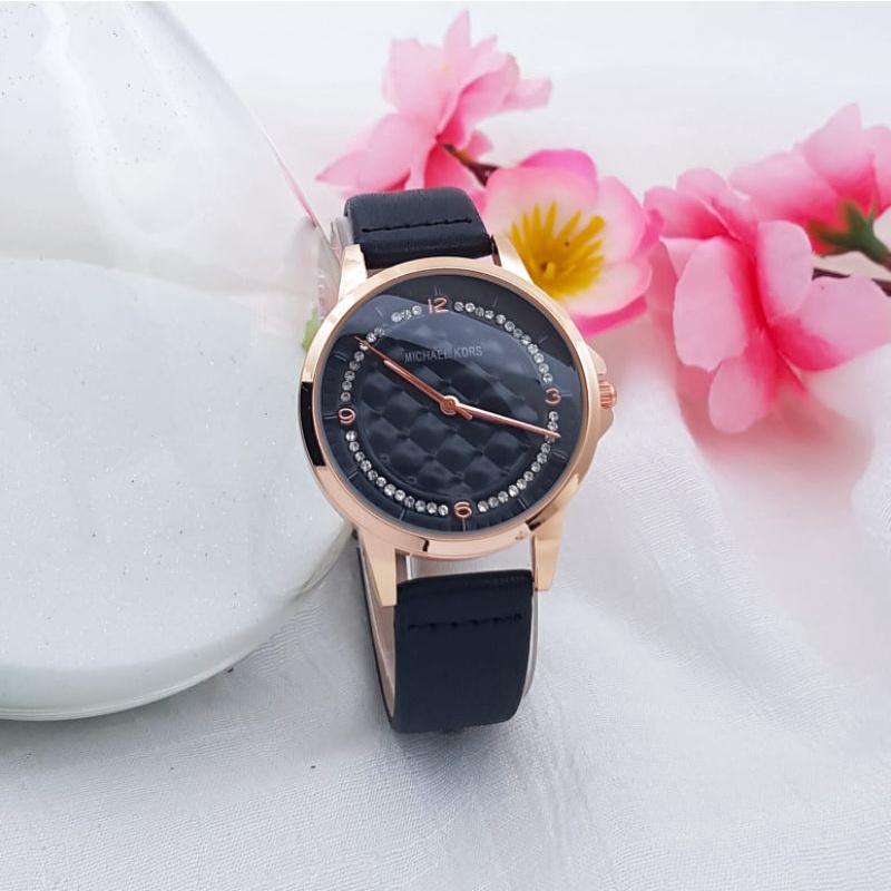 jam tangan wanita NEW Michael Kors kulit DM3.5cm
