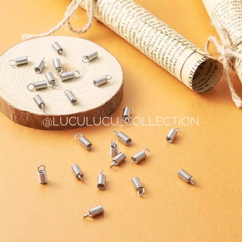 Penjepit Spiral (10 gram) / Penjepit Tali Spiral / Penjepit Per / Klep Tali Spiral / Klep Penjepit T