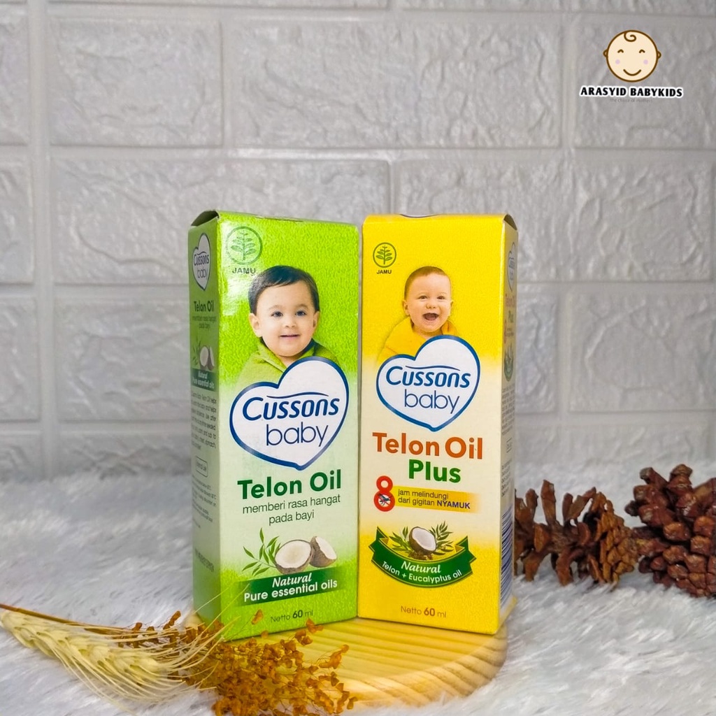 Cussons Baby Telon Oil PLUS 60ml / Cussons Minyak Telon Bayi