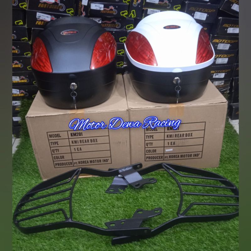 Box motor belakang KMI 301 universal hitam putih mio vario beat scoopy genio mx king Verza