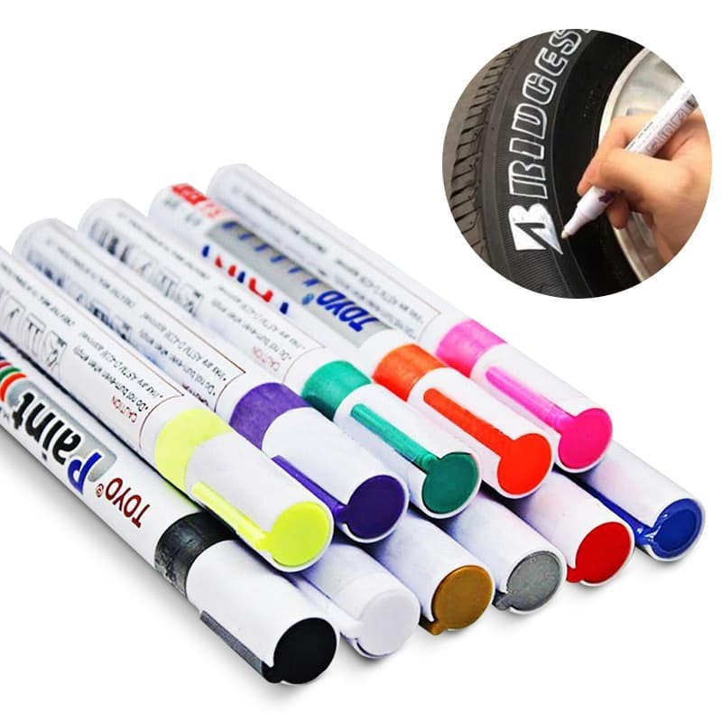 SPIDOL BAN MOBIL MOTOR TOYO PAINT MARKER PEN ORIGINAL OIL BASED MARKER