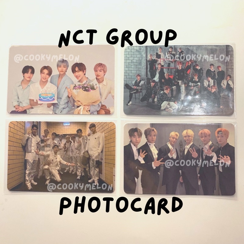 nct group photocard (nct 127, nct dream,nct 2018)