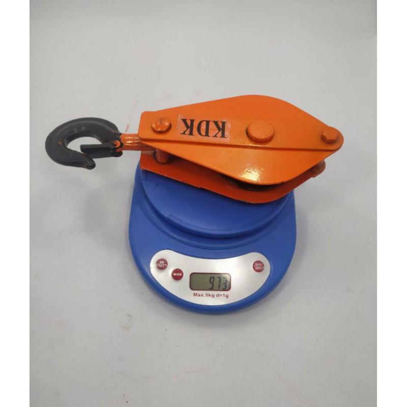 PULLEY BLOCK SINGLE/TIMBA 3" 0,5 TON/KEREKAN/KATROL BURUNG KAPAL SUMUR BARANG