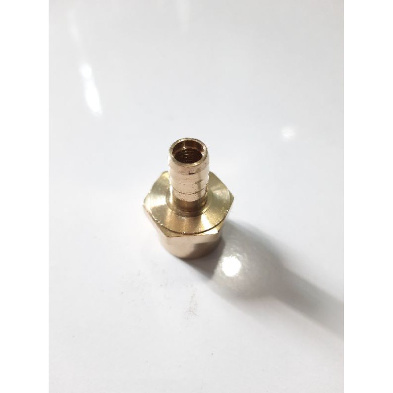 Sok selang 1/2&quot; × 3/8&quot; KUNINGAN DRAT DALAM