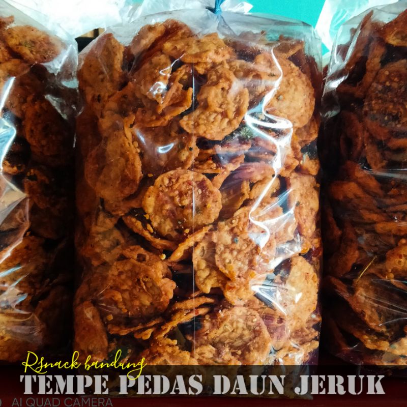 

ADR keripik tempe janda bandung pedas daun jeruk 1kg.