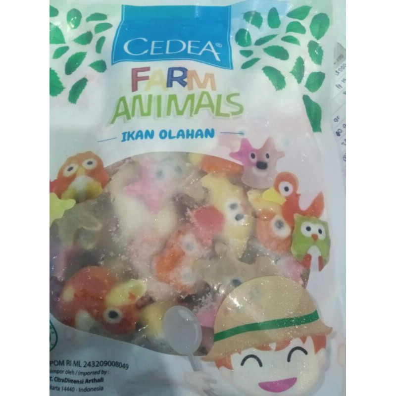 

cedea,farm animals,, ikan olahan, netto 500g