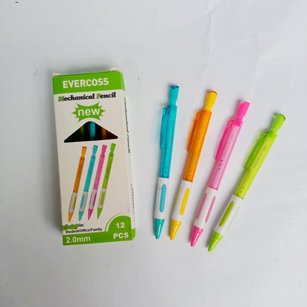 

PENSIL MEKANIK CETEKAN EVERCOSS ISI BESAR -2,0 mm EV-755 | ALHAZEN_BS