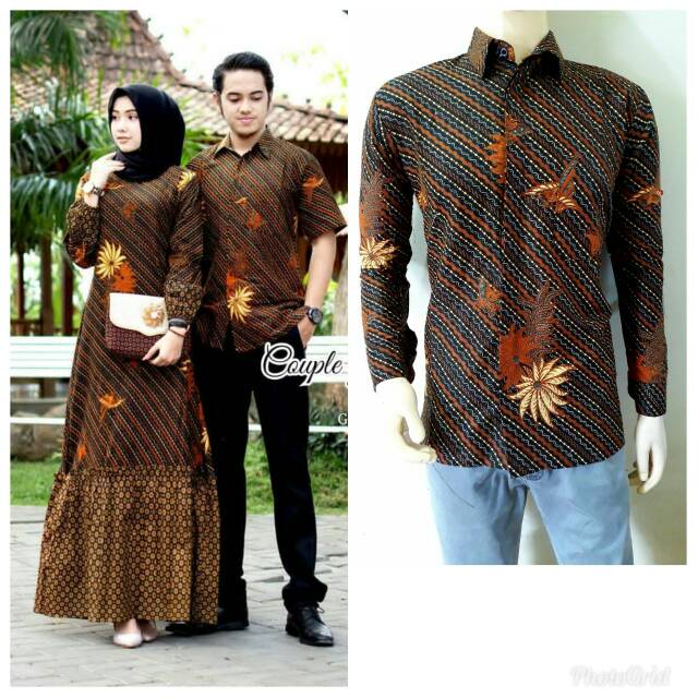 GROSIR COUPLE BATIK GAMIS KATUN SOGAN T