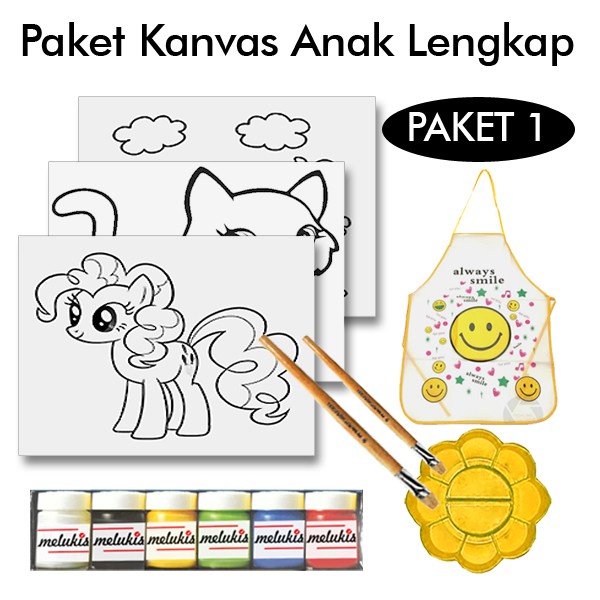 

KANVAS LUKIS GAMBAR ANAK LENGKAP - PAKET 1