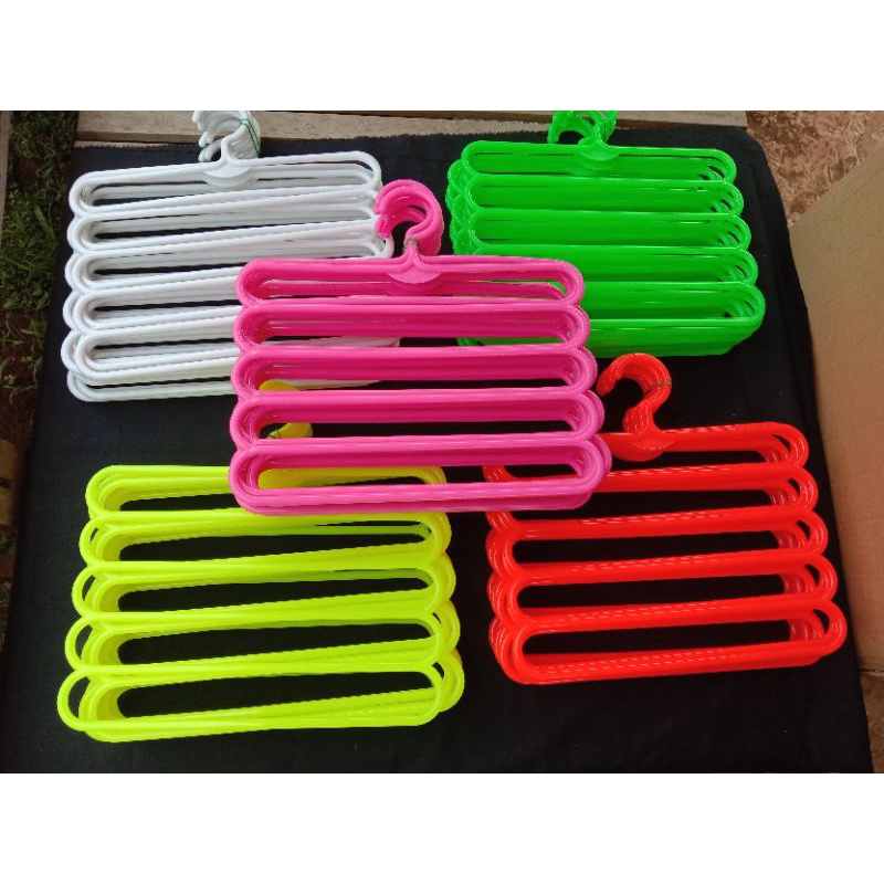 Gantungan 5susun kerudung warna