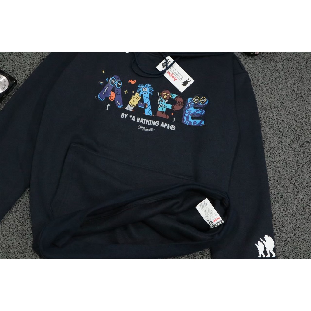 Hoodie  Bape X Aape Crunch l Jaket Sweater Bape X Aape Crunch Premium Hight Quality