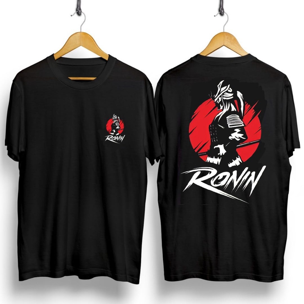 Shalch Trendy / Kaos Pendek Pria Motif Samurai Ronin Uk L - XL / Pakaian Pria