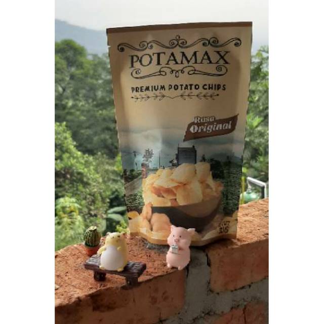 

Potamax snack dibuat dari kentang pilihan (Berat 63 gross kalau nett 50gr)