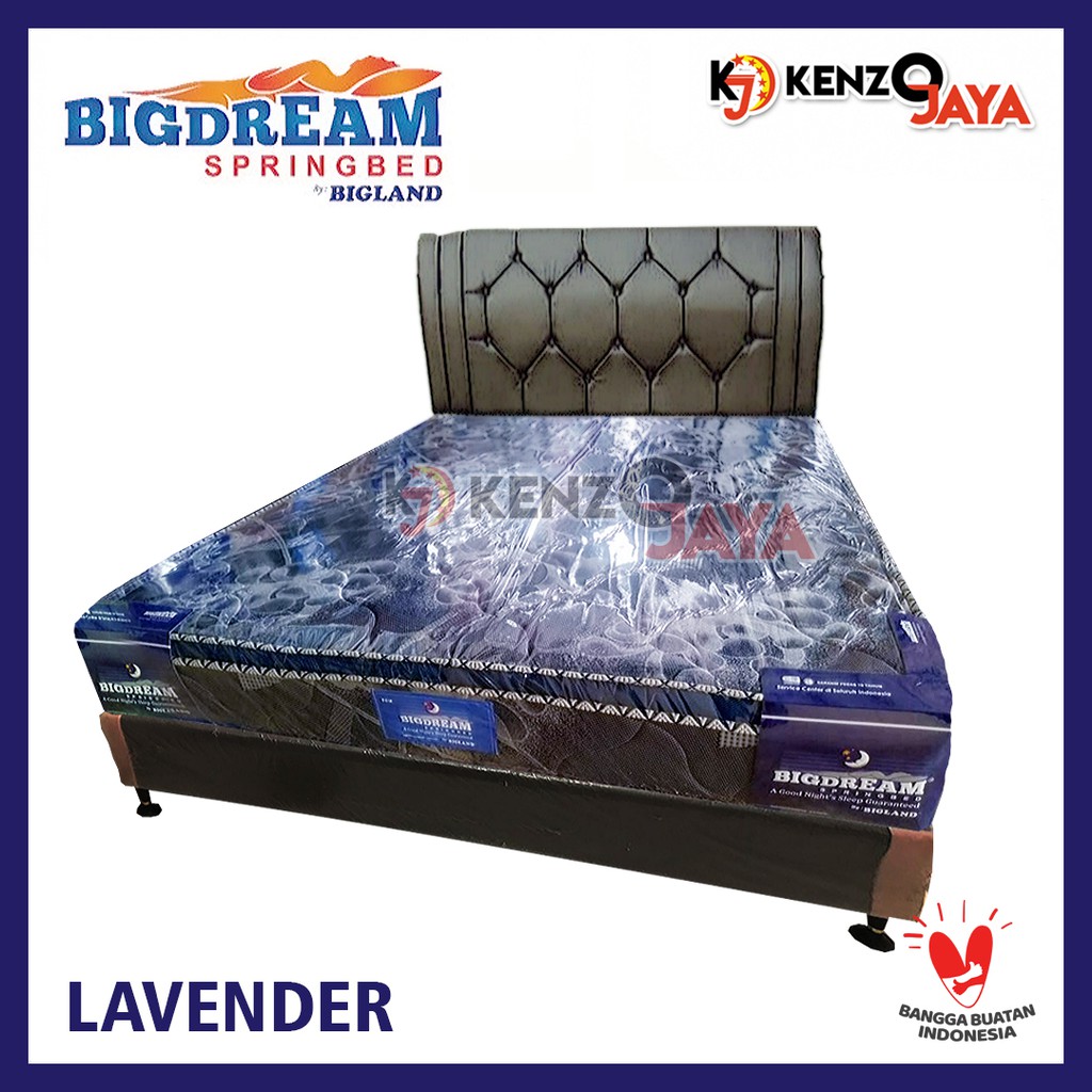 Spring Bed BIGDREAM Lavender