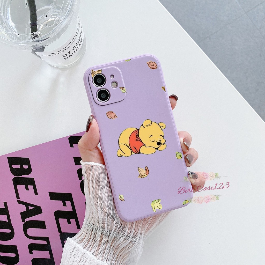 CASE CASING SOFTCASE SILIKON MACARON PELINDUNG KAMERA WINNIE THE POOH OPPO VIVO SAMSUNG XIAOMI REALME IPHONE ALL TYPE BC6030