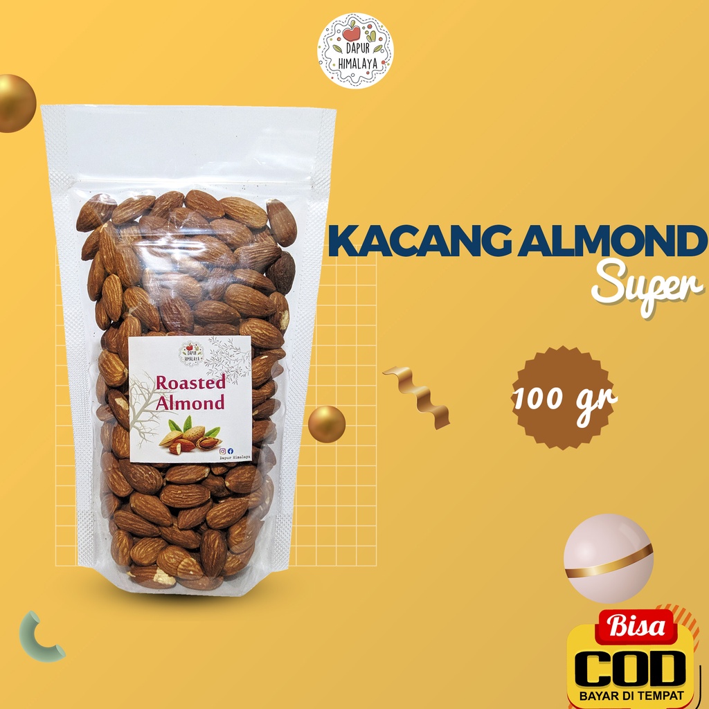 

KACANG ALMOND PANGGANG 100 GR BIJI BIJIAN ALMON ROASTED MATANG 500 GR ORIGINAL CAMILAN CEMILAN ASI BOOSTER BOSTER KUPAS SLICE OVEN SUSU CRANBERRY PLUM PRUNE PRUNES BUAH APRICOT APRIKOT GOJI BERRY GOJIBERRY MILK RAISIN MEDE METE TEH PELANCAR HIJAU KANTONG