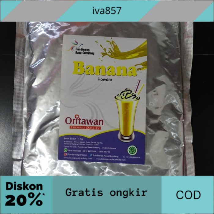 

PROMO Banana Powder GRATIS ONGKIR