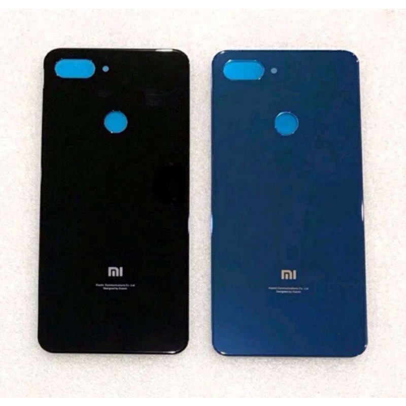 CASING BACKDOOR BACKCOVER TUTUP BELAKANG XIAOMI XIOMI MI 8 LITE ORI mi8 lite ORIGINAL BAHAN KACA