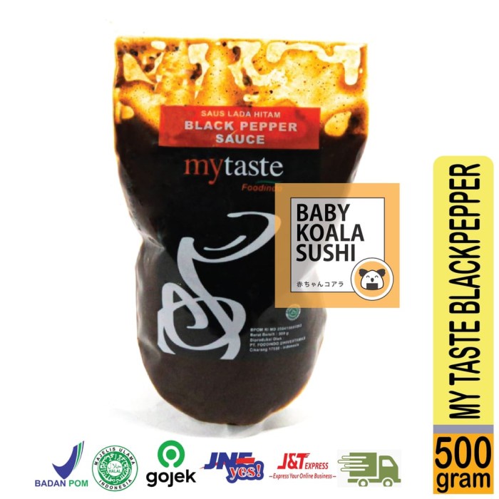 

SAUS-DRESSING- BLACK PEPPER SAUCE SAUS LADA HITAM SAOS INSTAN MY TASTE -SAUS-DRESSING.