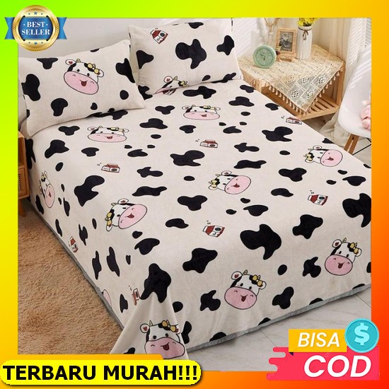 Selimut Karakter Bulu Halus Jumbo 150X200Cm - Selimut Jumbo Motif Karakter Doraemon Helokiti Minion 