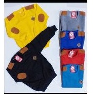 kaos rib anak /kaos anak lengan pendek/tebal 2x1 murah kualitas bagus switer anak polos-1
