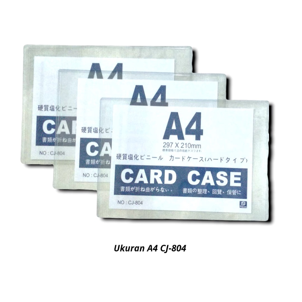 

ID CARD CASE PLASTIK PENGUMUMAN SLIP NAME TAG PENGUMUMAN A4 TEBAL