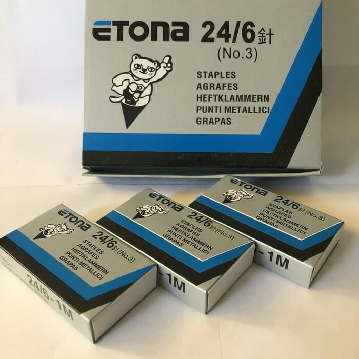 Isi Staples Etona No. 3 / Refill Staples Etona 24/6 Ukuran Besar