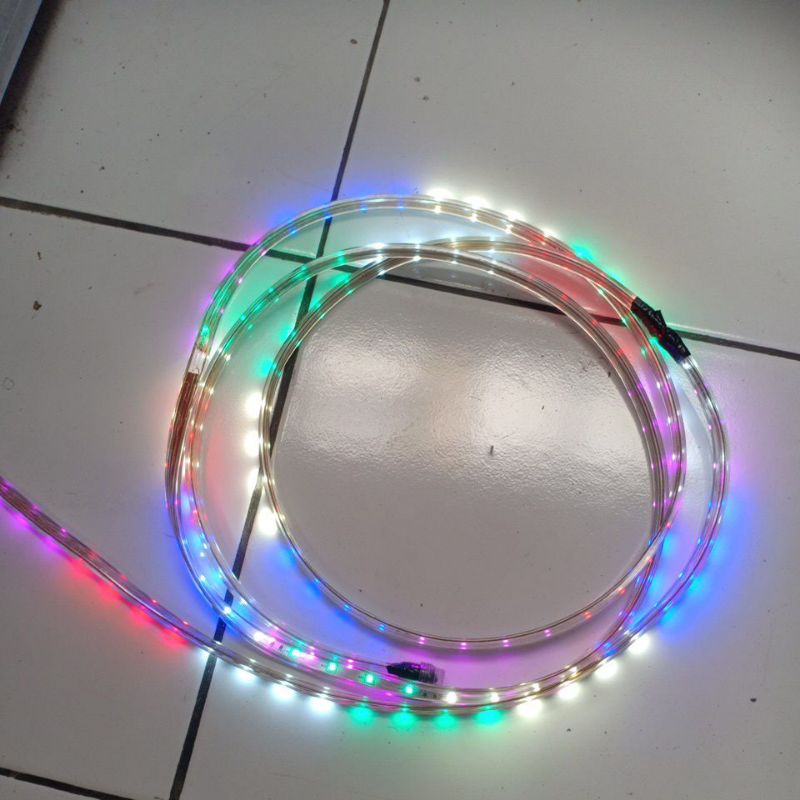 Jual Lampu Led Strip Rgb Lampu Selang Rgb Ac V Shopee Indonesia