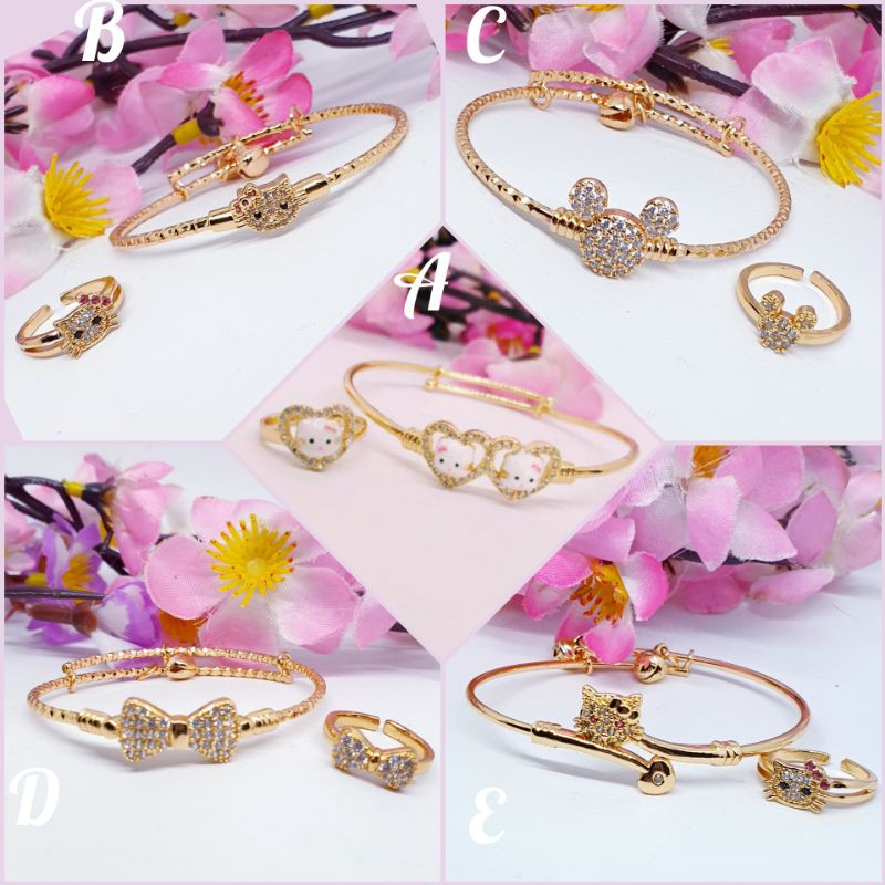 Gelang anak set cincin aneka model &quot;GA-56&quot;