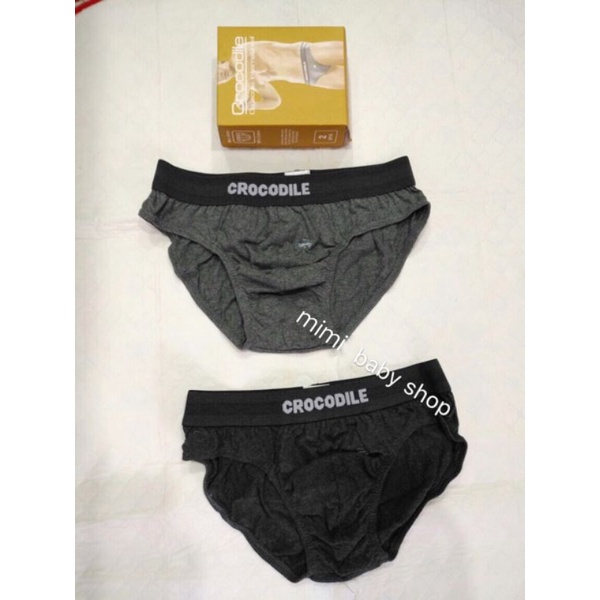 Celana dalam laki dewasa isi 2pcs crocodile halus / celana dalam cowok menyerap keringat