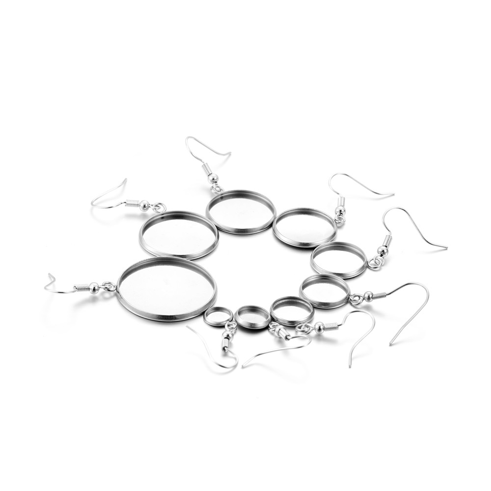 10pcs Dapat digunakan untuk anting kait telinga stainless steel DIY