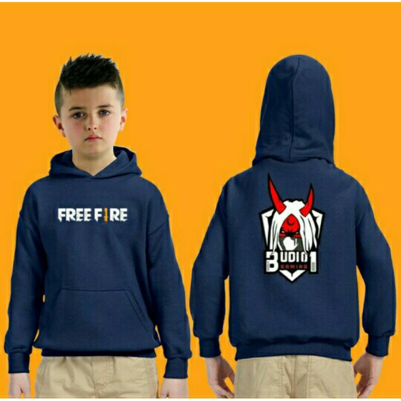 Jaket Sweater FREE FIRE Anak 5-13 Tahun