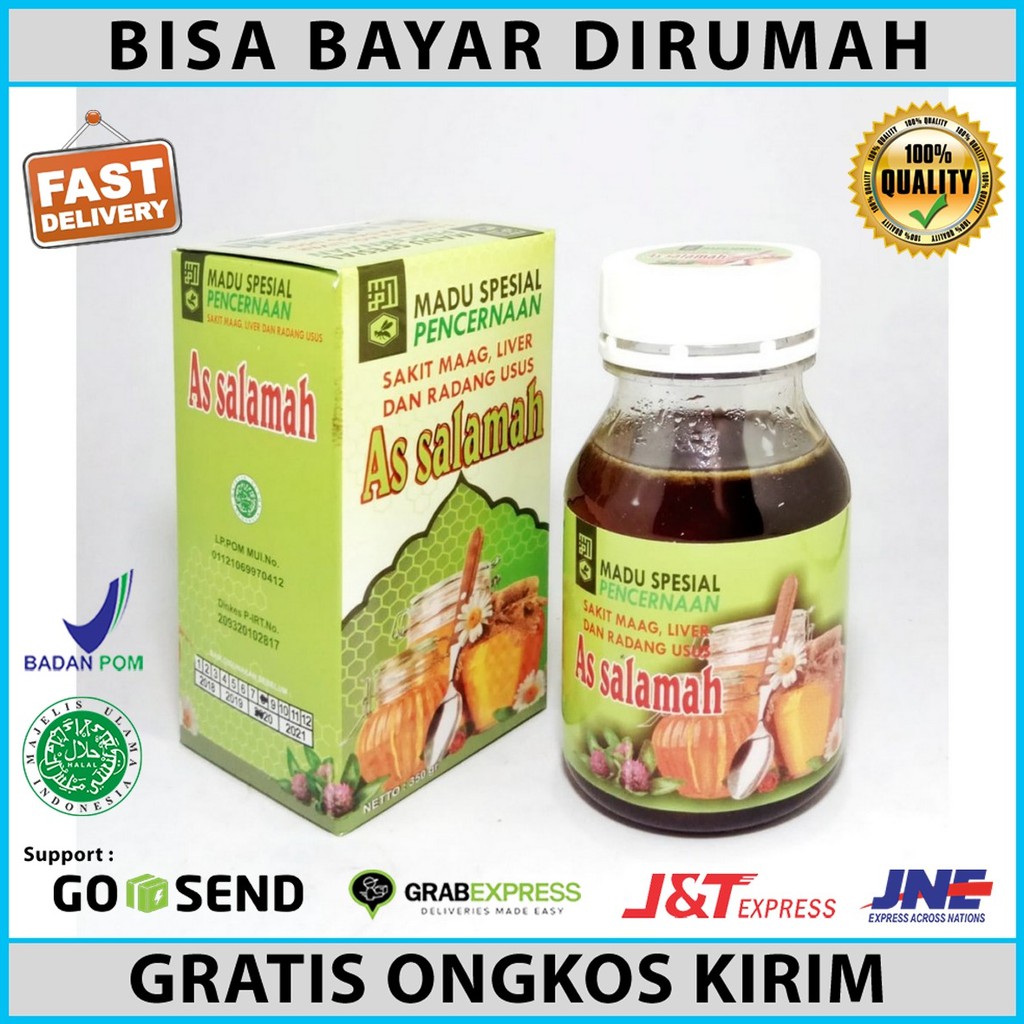 

obat batuk herbal untuk dewasa Terbaik / atasi batuk berdahak, flu, pilek, demam Madu assalamah/alby