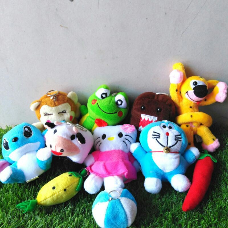 GANCI BONEKA LUCU GANTUNGAN TAS BONEKA SNI HELLOKITY DORAEMON KERROPI SERBA SERBI BJM BANJARMASIN