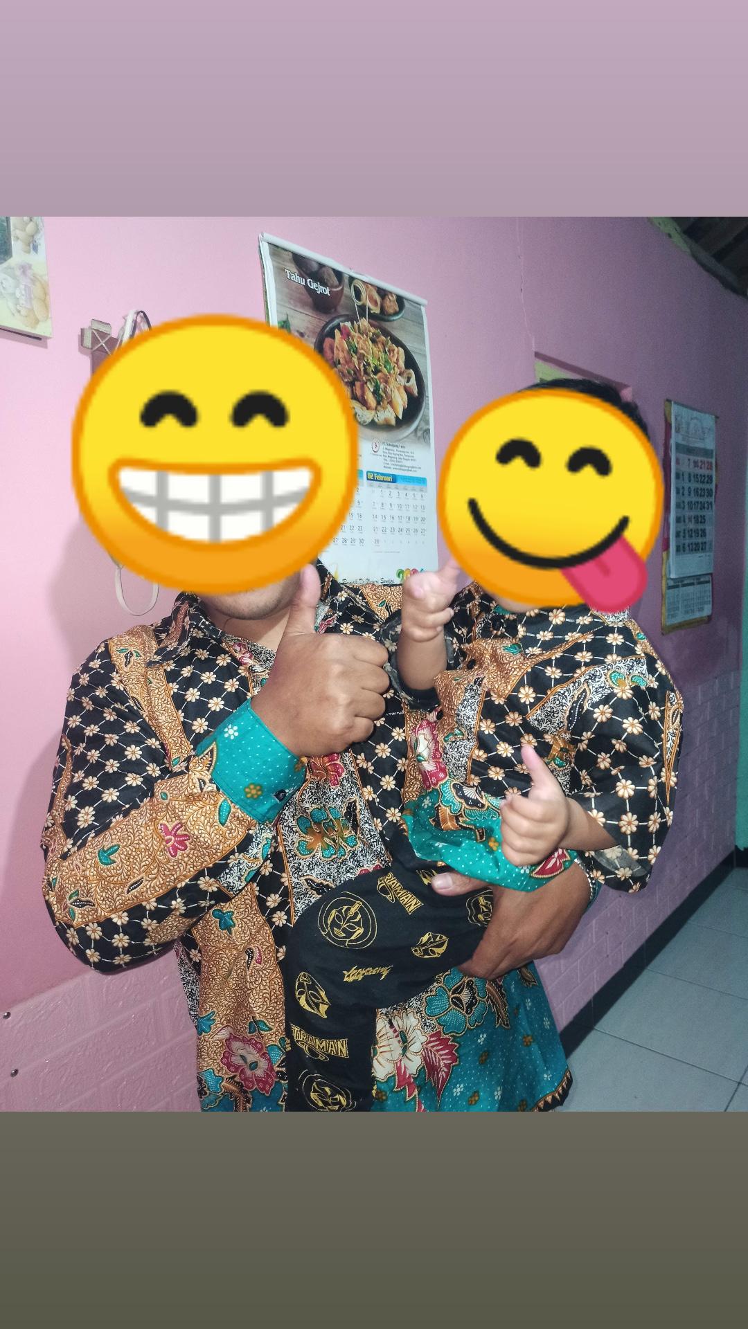 Batik Couple Keluarga Sania Ruffle Ori Ndoro Jowi Dnt Motif Sinaran Tosca